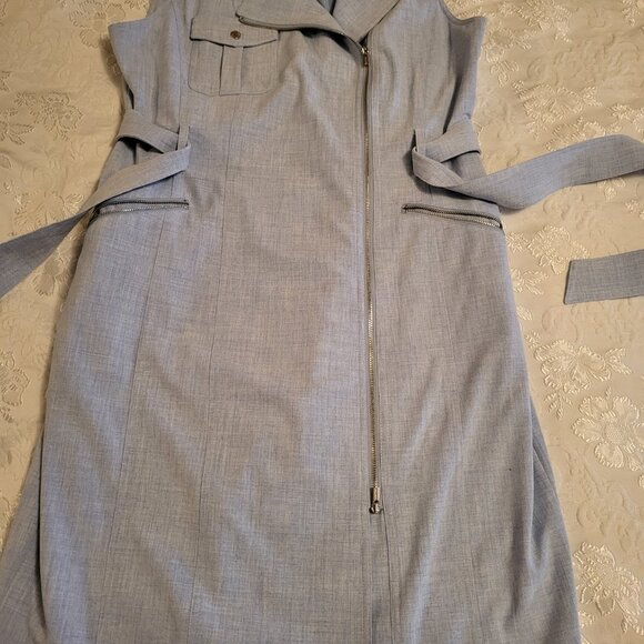 Calvin Klein Sleeveless Moto Dress - Picture 3 of 6